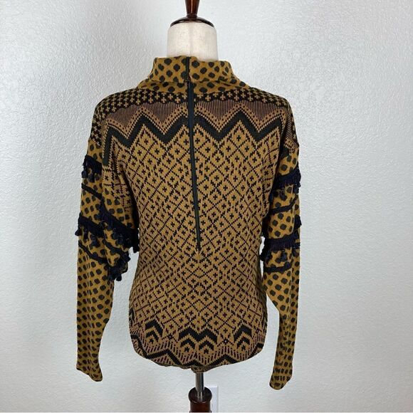 Vintage EYRE Walker Boho tassel sweater set Size M* READ - Picture 16 of 16